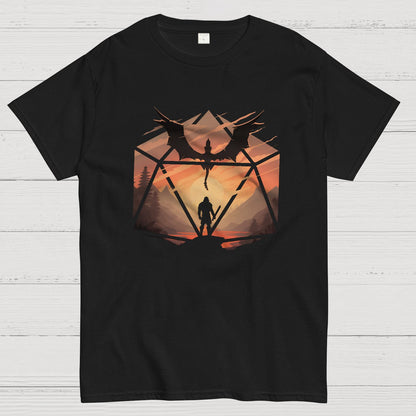 Staredown d20 Geeky T-Shirt