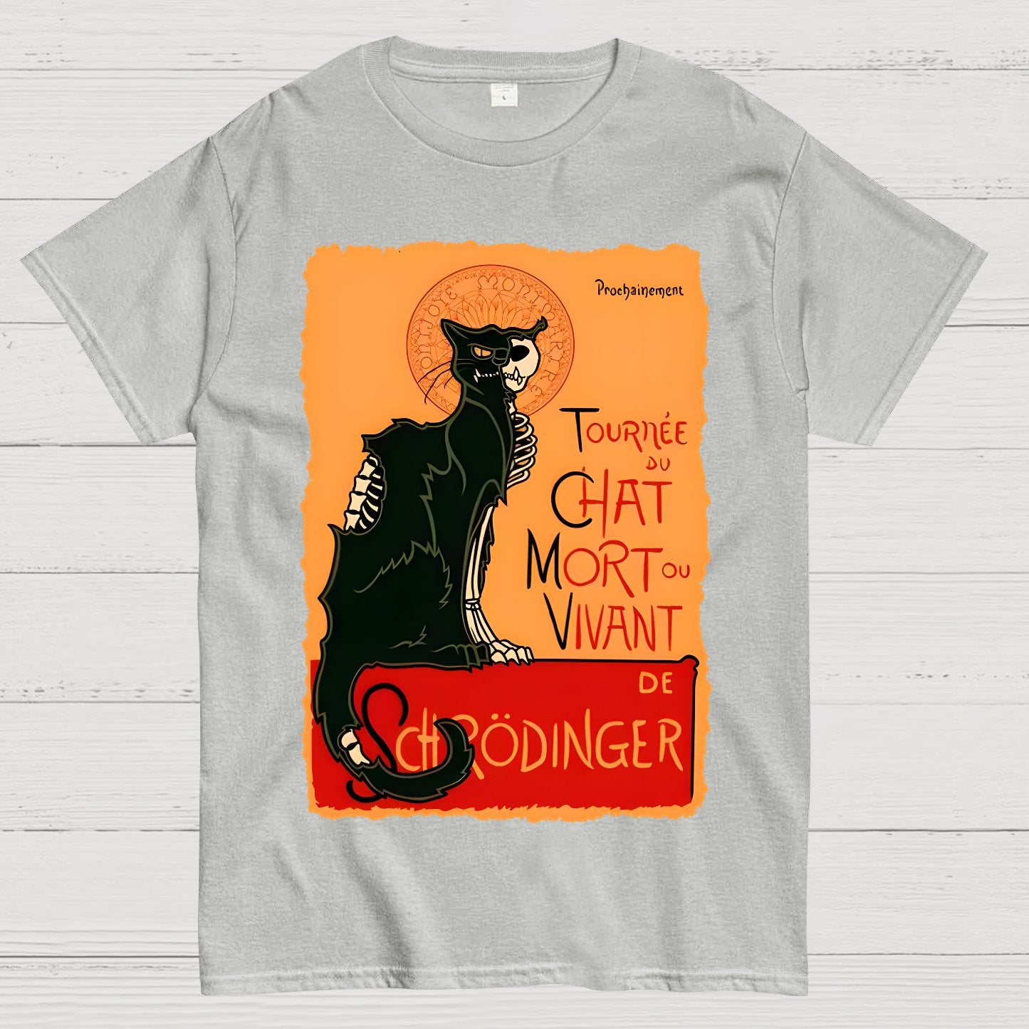 Le chat noir de Schrödinger Geek T-Shirt