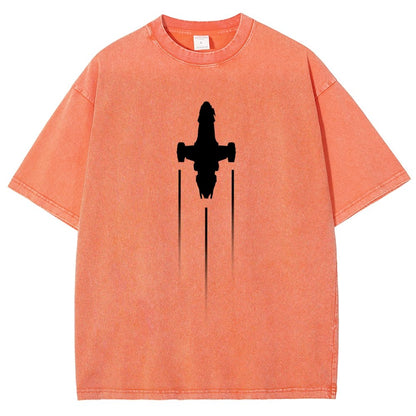 Firefly Starship Silhouette Vintage Distressed T-shirt