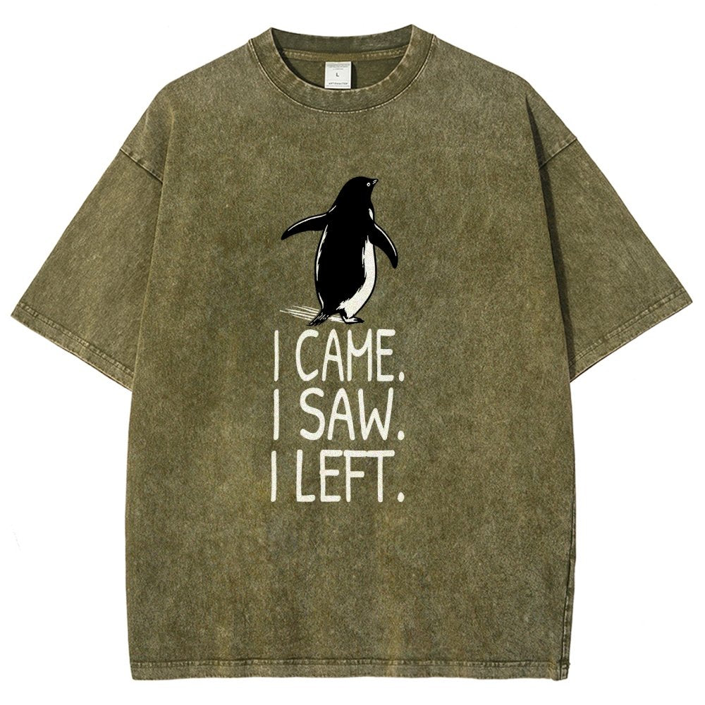 Nihilist Penguin Vintage Distressed T-shirt