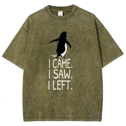 Nihilist Penguin Vintage Distressed T-shirt