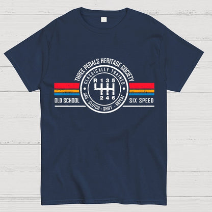 Three Pedals Heritage Society Geek T-Shirt