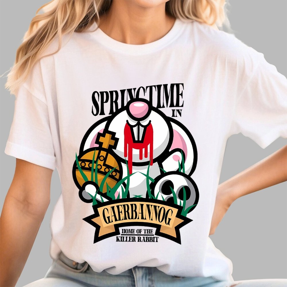 Spring Killer Rabbit Unisex Geek T-Shirt