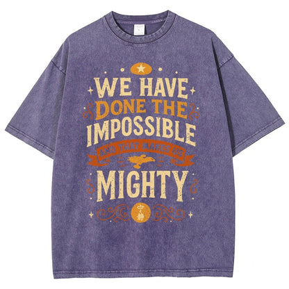 Mighty Heroes Vintage Distressed T-shirt