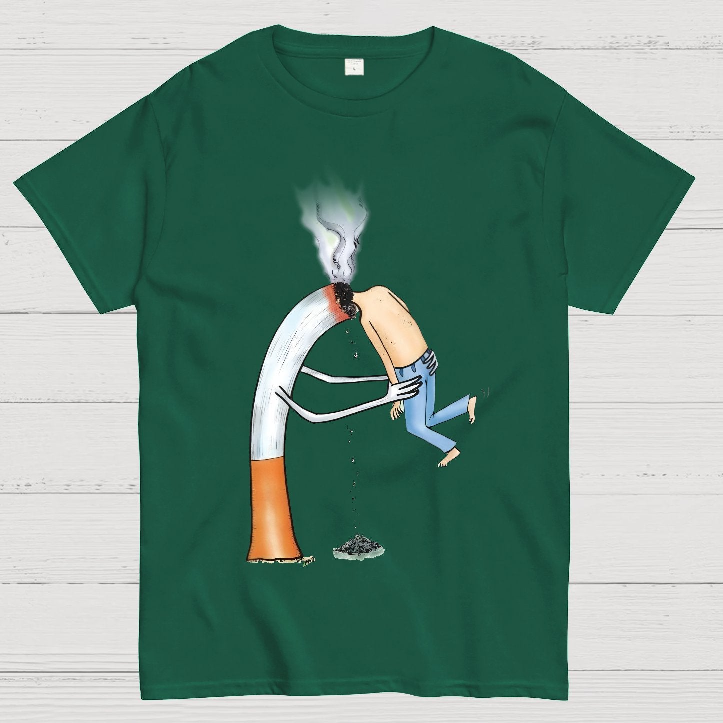 Smoking Solves Your Problems Geeky T-Shirt