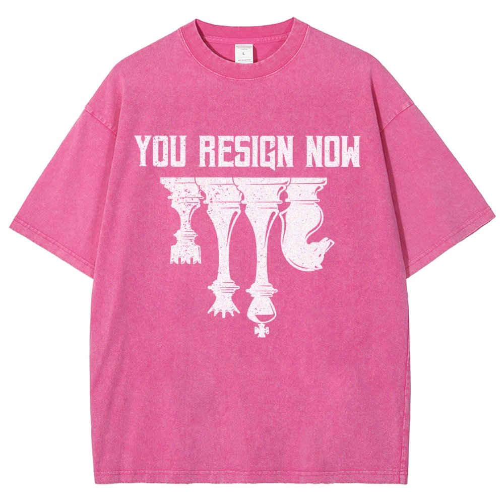 Chess You Resign Now Vintage Distressed T-shirt