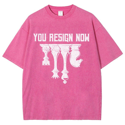Chess You Resign Now Vintage Distressed T-shirt