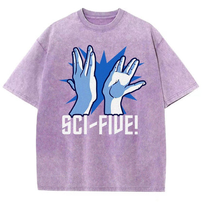 Sci-Five Vintage Distressed T-shirt