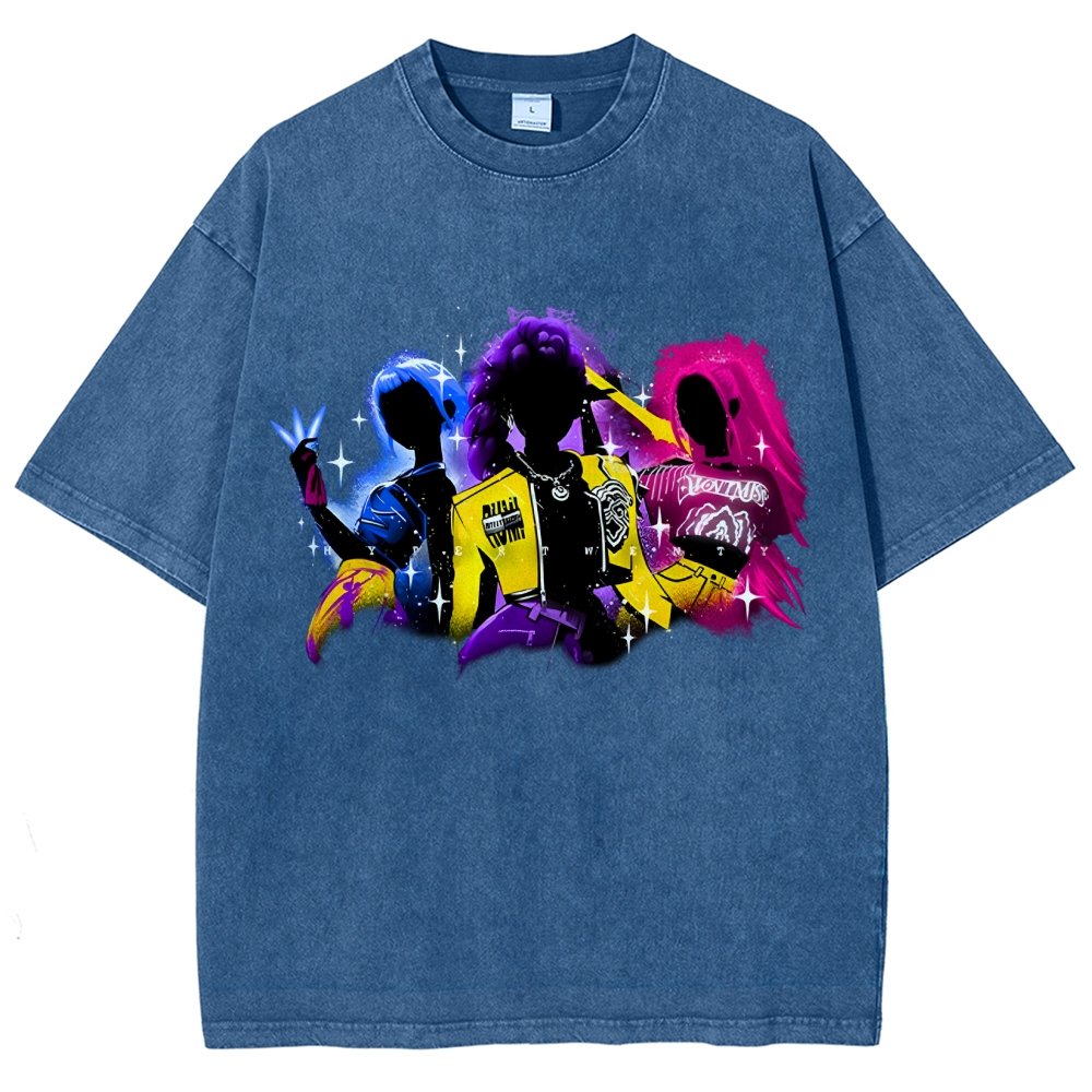 The Huntrix Vintage Distressed T-shirt