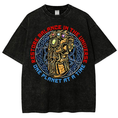 Restore Balance Vintage Distressed T-shirt