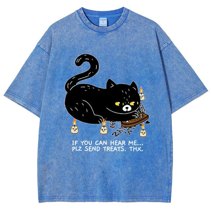 Send Treats Thx Vintage Distressed T-shirt