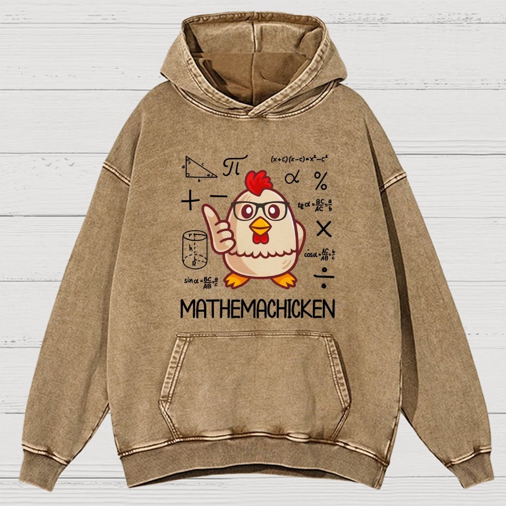Math Pun Vintage Distressed Hoodie
