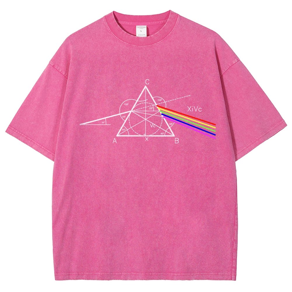Optical Deconstruction Vintage Distressed T-shirt