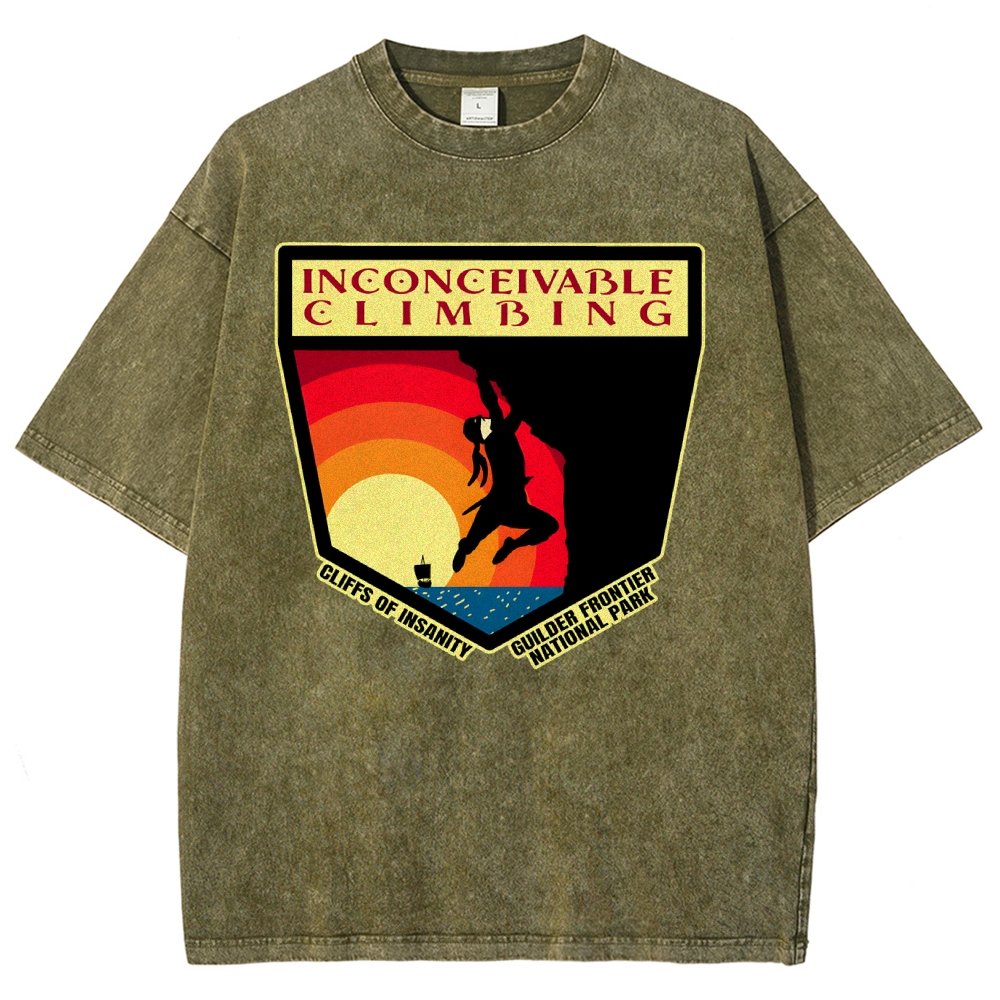 Inconceivable Climbing Vintage Distressed T-shirt