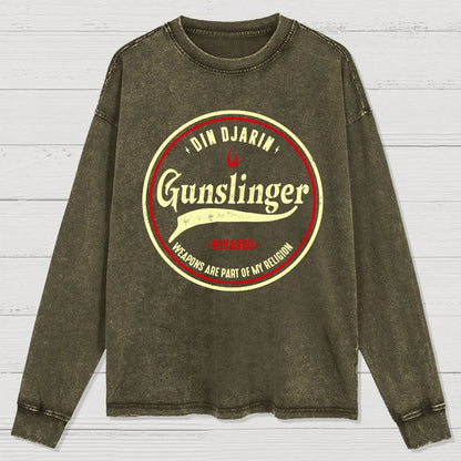 The Gunslinger Washed Long Sleeve Tee