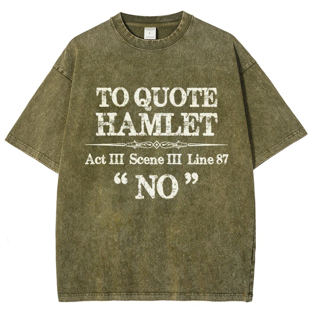 Sarcastic Acting Quotes Vintage Distressed T-shirt