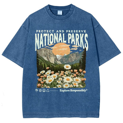 National Parks Vintage Distressed T-shirt