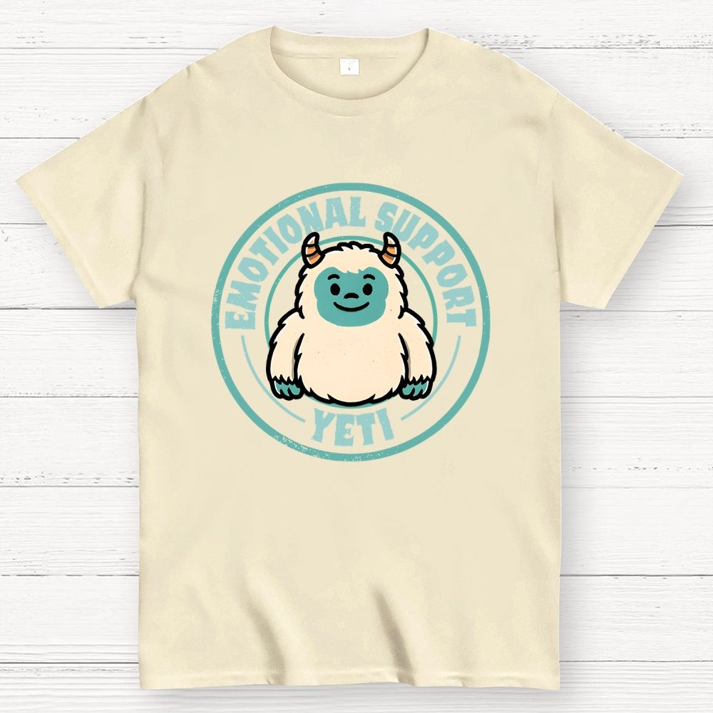 Emotional Support Yeti Geek T-Shirt