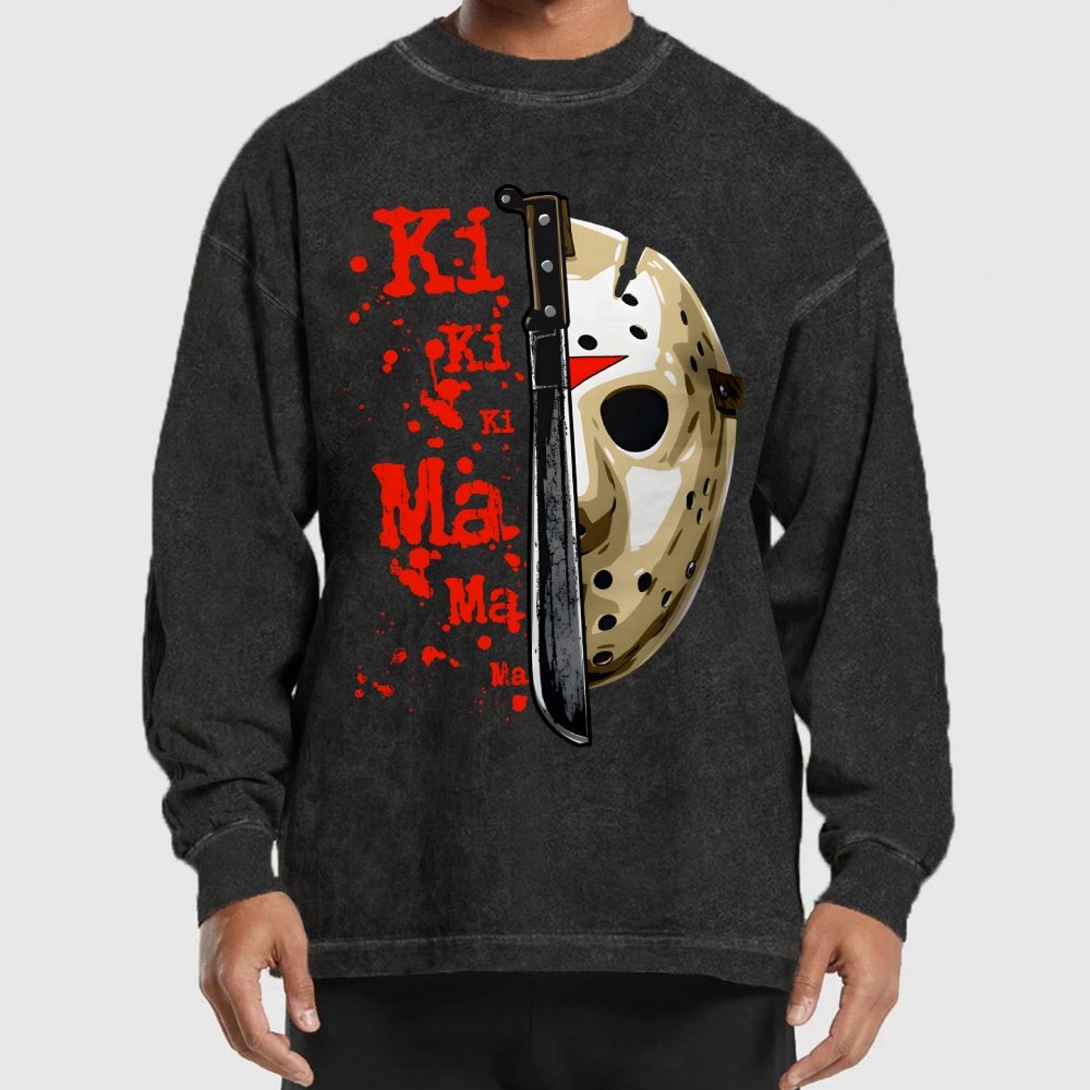 Kill Her Mommy Washed Long Sleeve Tee