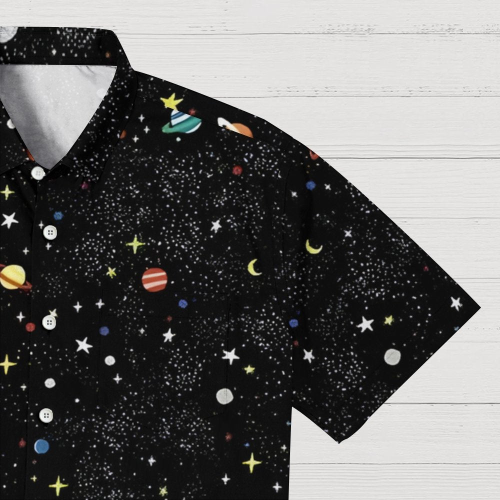 Galaxy Planet Series Print Geeky Shirt