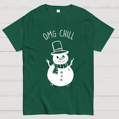 OMG Chill Christmas Geek T-Shirt