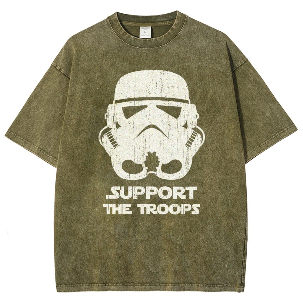 Support The Troops Vintage Distressed T-shirt