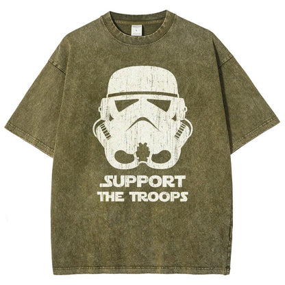 Support The Troops Vintage Distressed T-shirt