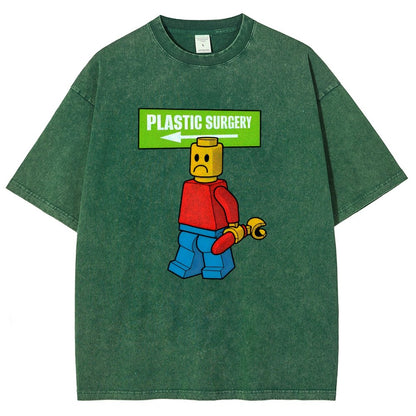Plastic Surgery Vintage Distressed T-shirt