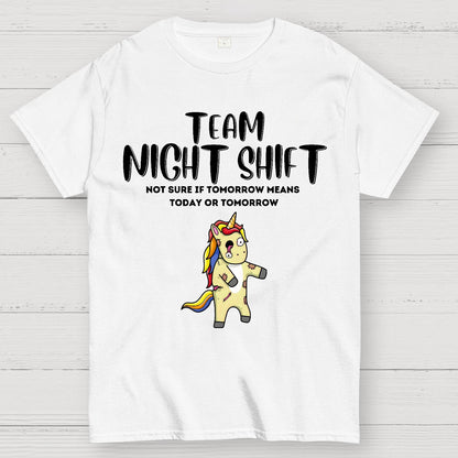 Night Shift Team - Zombie Unicorn! Geek T-Shirt