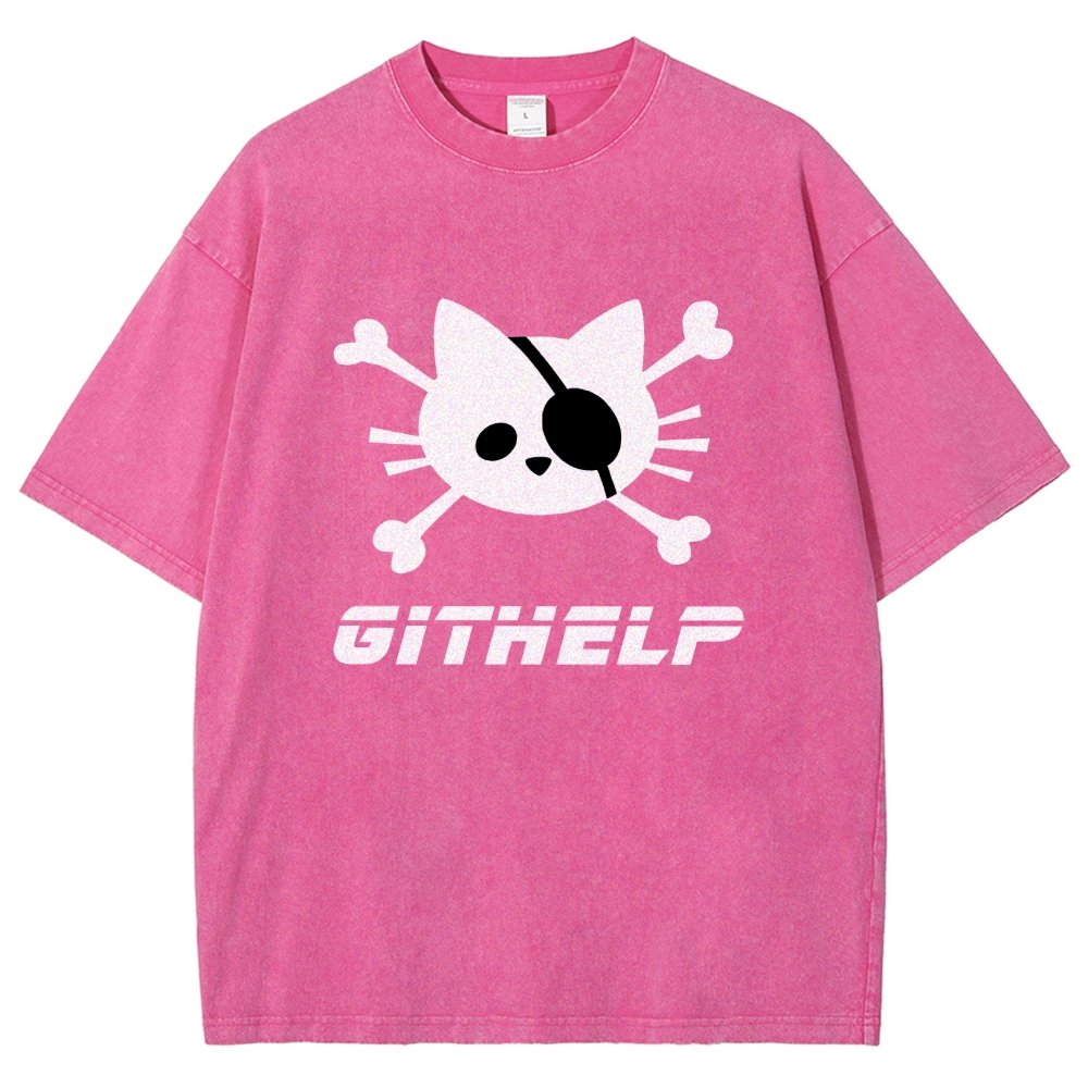 GitHelp Vintage Distressed T-shirt
