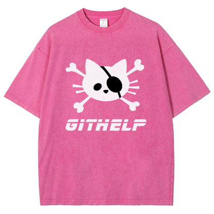 GitHelp Vintage Distressed T-shirt