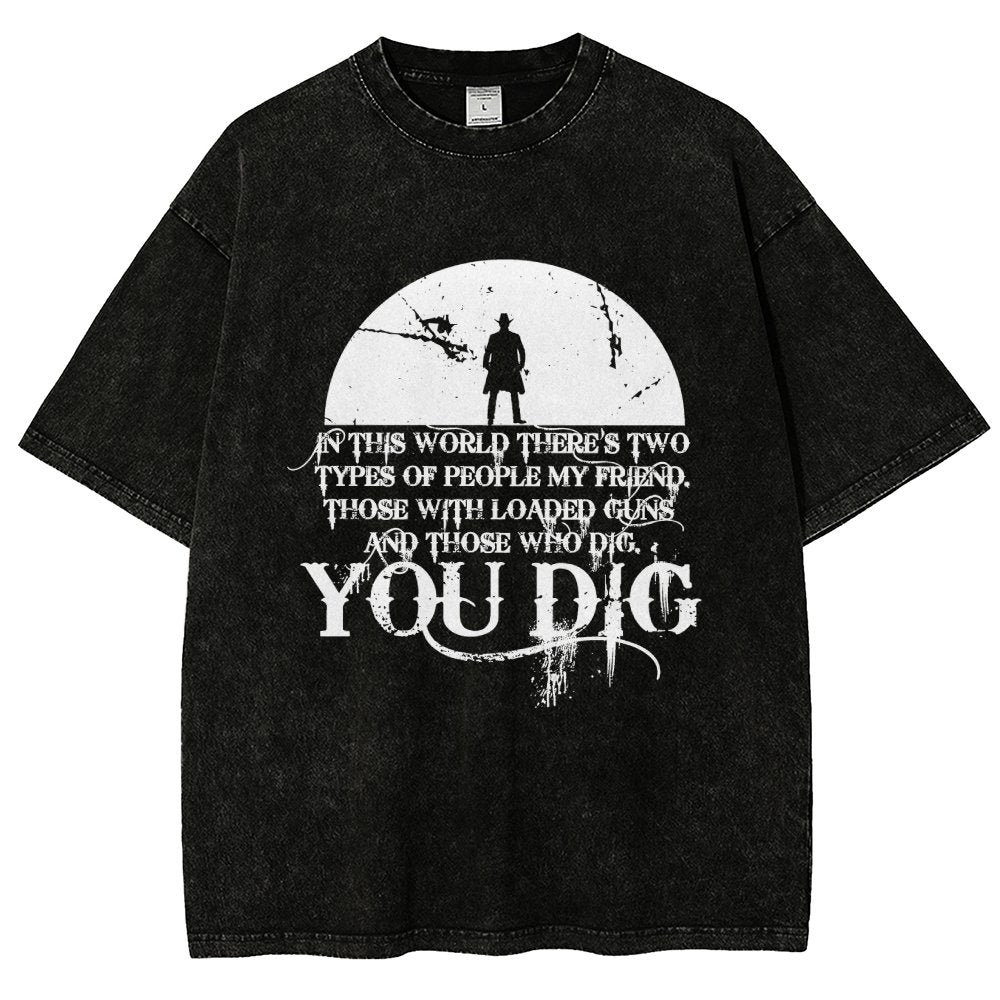 In This World There's Two Kinds Of People Vintage Distressed T-shirt