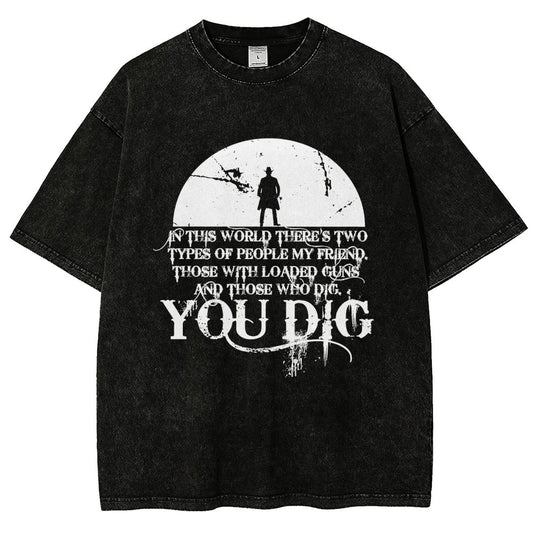 In This World There's Two Kinds Of People Vintage Distressed T-shirt