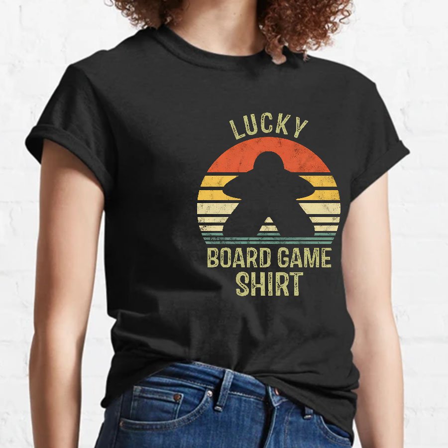 Luck Board Game Geeky T-Shirt