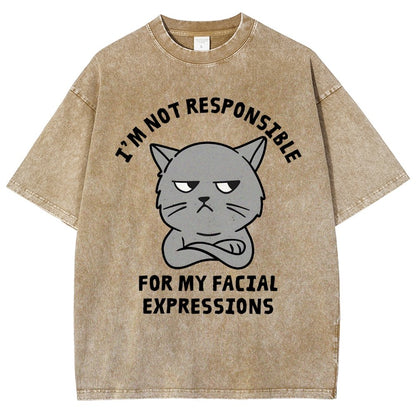 My Facial Expressions Vintage Distressed T-shirt