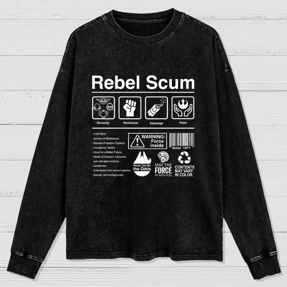 Washed Long Sleeve Tee 2507000218