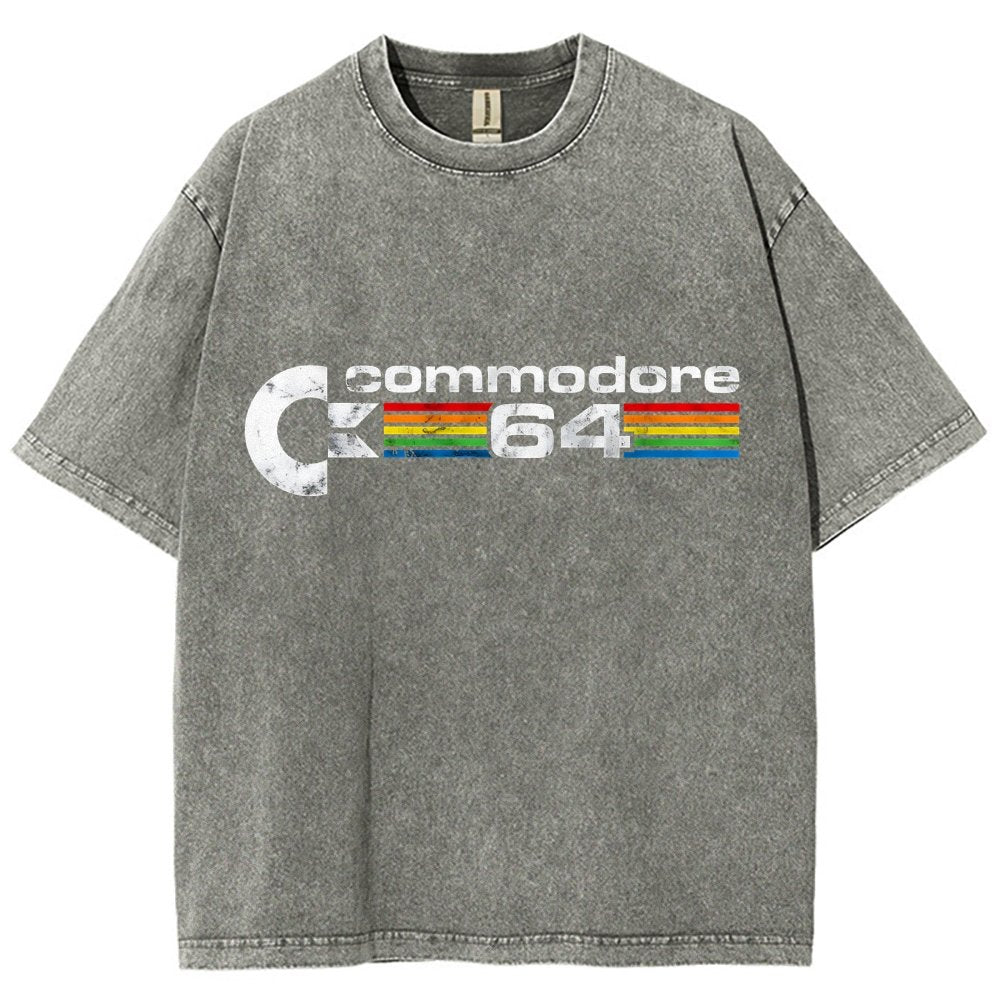 Commodore 64 Retro Vintage Distressed T-shirt