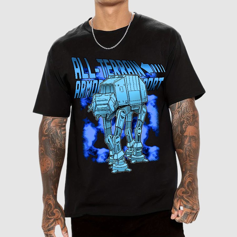 Mega Terrain Mecha Transport Geek T-Shirt