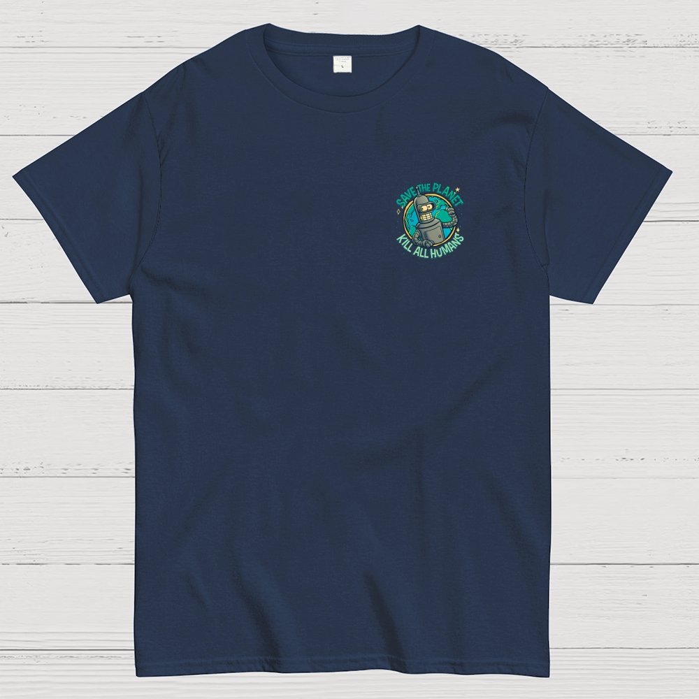 Yippee-Ki-Yay Front And Back Printing Geek T-Shirt