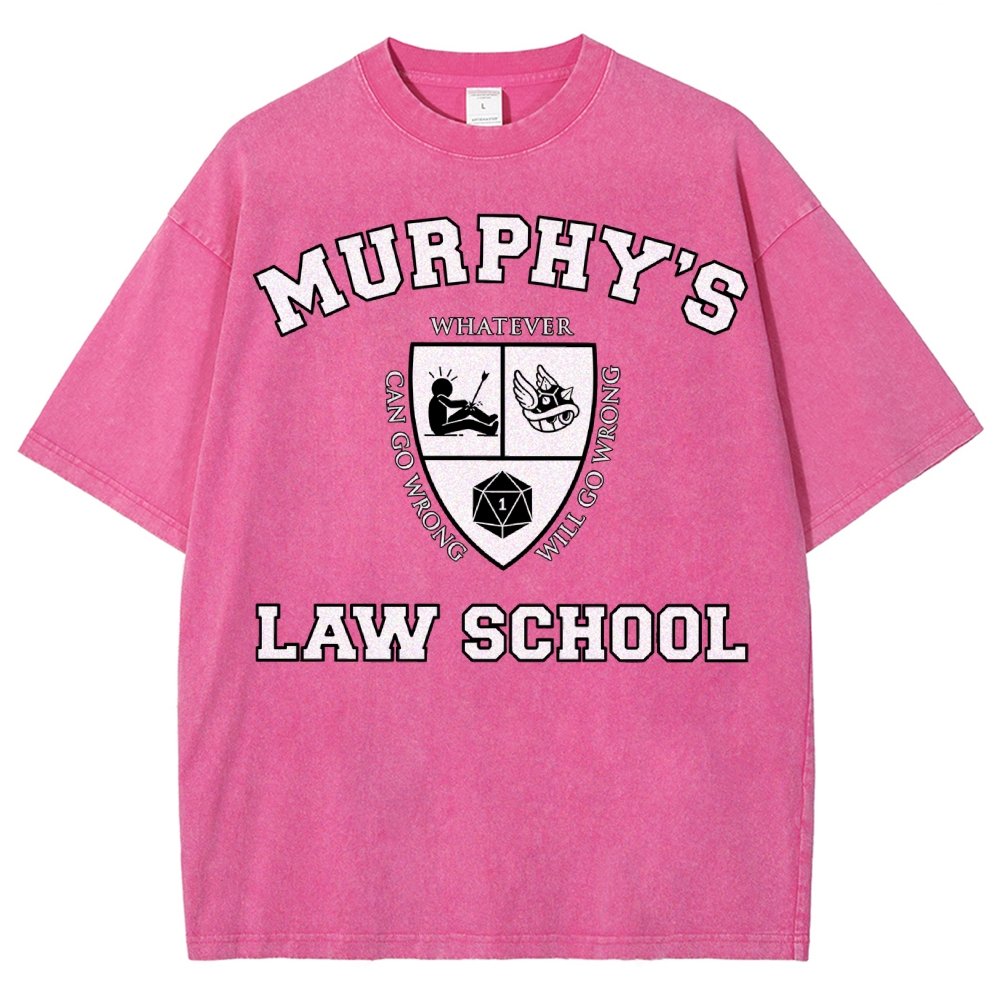 Murphy's Law School Vintage Distressed T-shirt