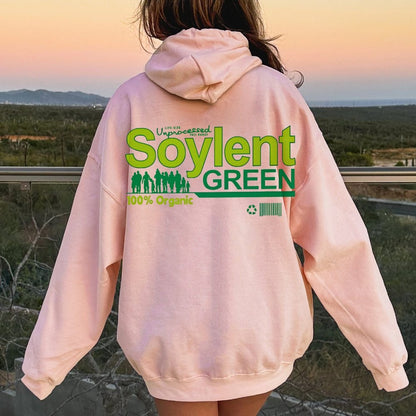Soylent Green Printed Back Cotton Hoodie