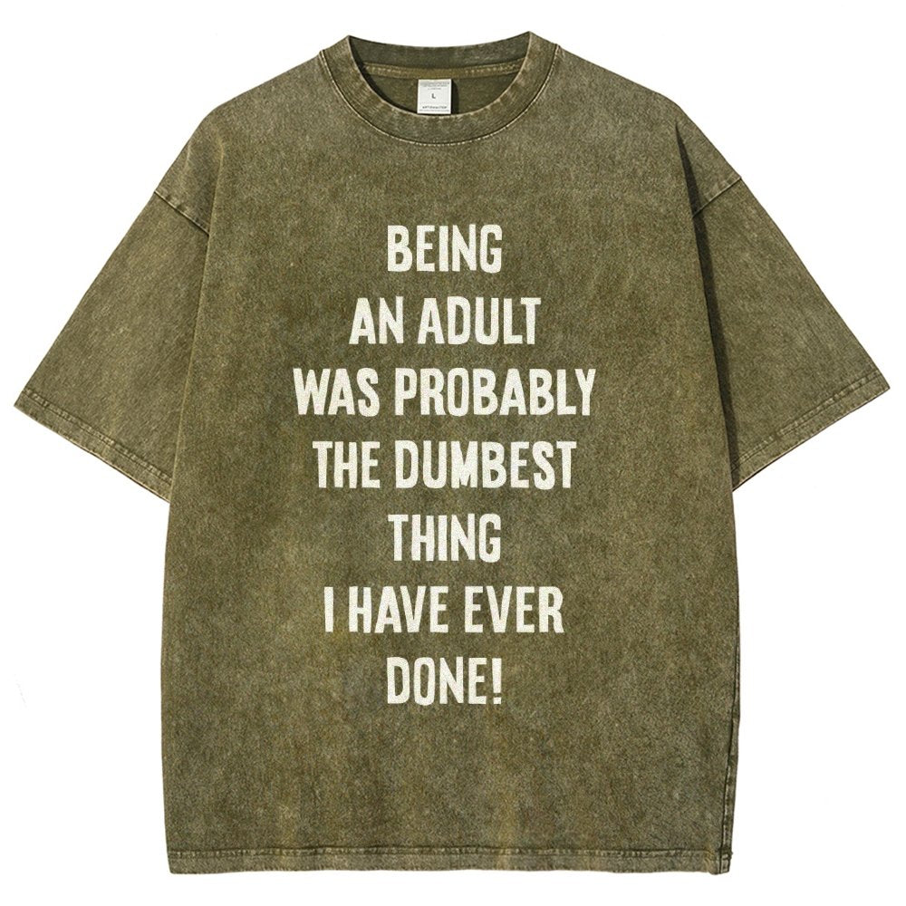 The Dumbest Thing Vintage Distressed T-shirt