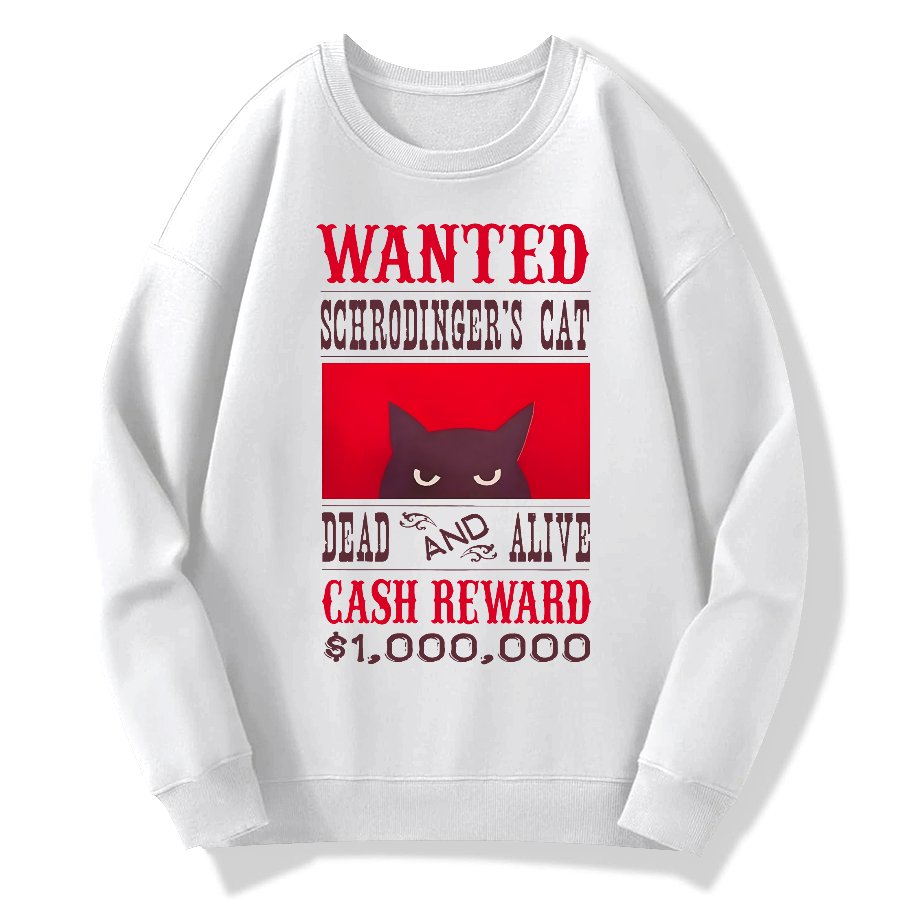 Schrodinger's Cat Geek Cotton Sweatshirt