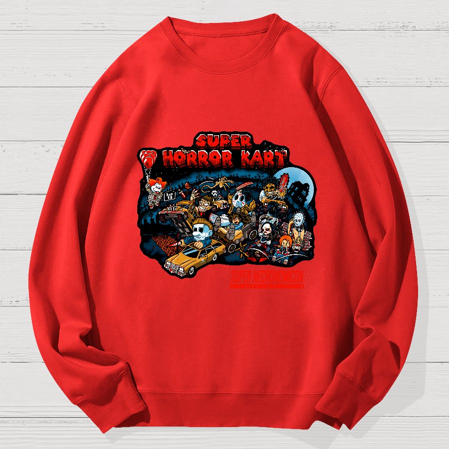 Super Horror Kart Geek Cotton Sweatshirt