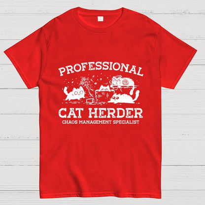 Professional Cat Herder Geek T-Shirt