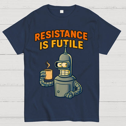 Rebellion Coffee Is Futile Geek T-Shirt