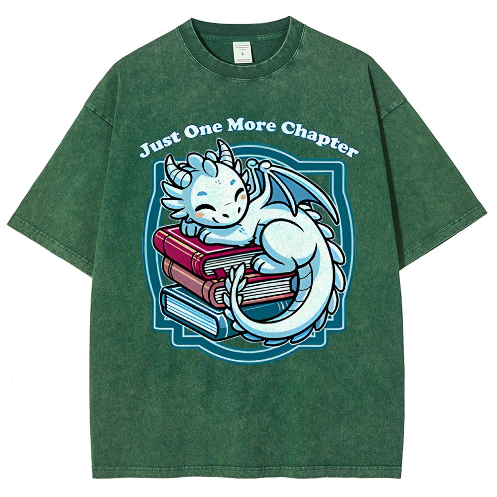 Just One More Chapter Vintage Distressed T-shirt