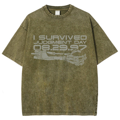 Judgment Day Survivor Vintage Distressed T-shirt