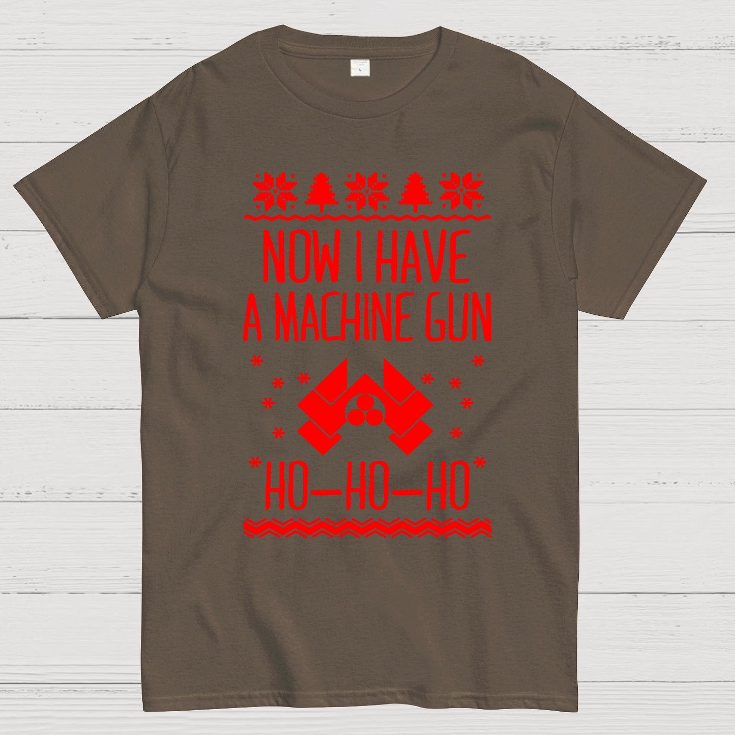 Now I Have a Machine Gun Ho-Ho-Ho Geek T-Shirt