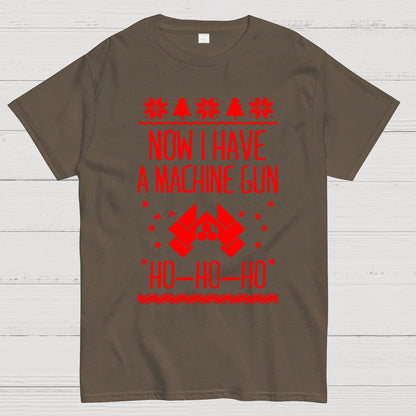 Now I Have a Machine Gun Ho-Ho-Ho Geek T-Shirt